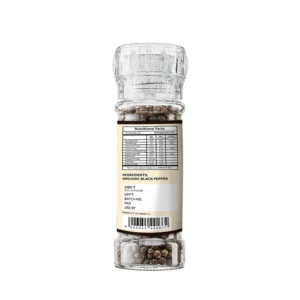 Organic Black Pepper Grinder