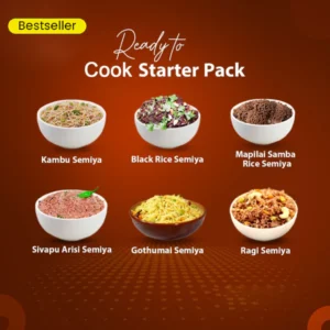 Millet Semiya Combo | Vermicelli Starter Pack ( 100g x 6 )