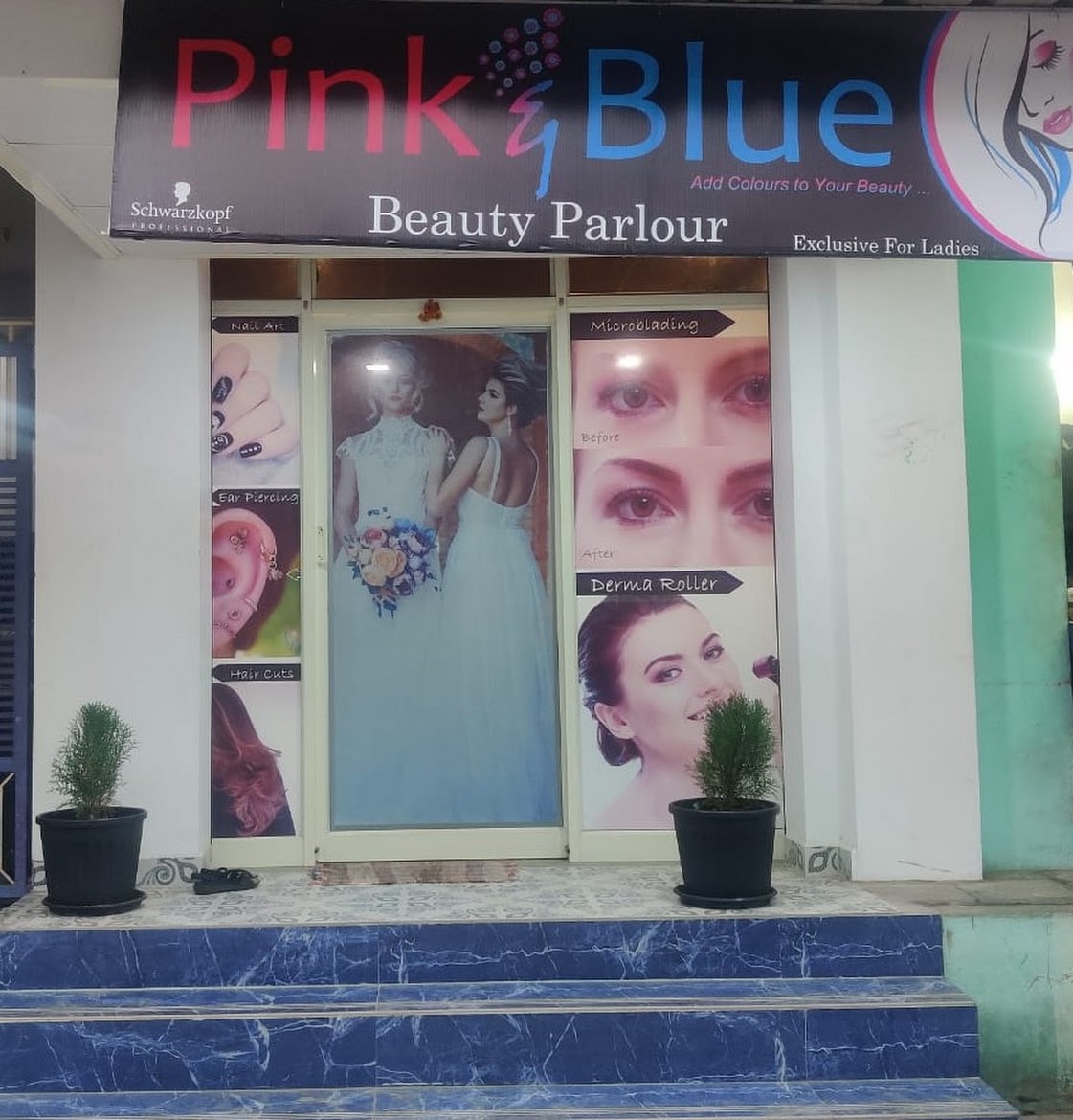 Pink and Blue Beauty Parlour
